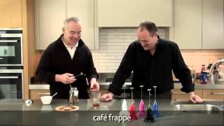 How to make a frappé coffee using an aerolatte milk frother [upl. by Urdna905]