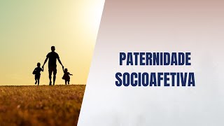 Paternidade socioafetiva [upl. by Sivart798]