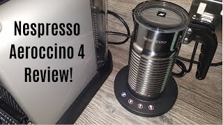 Nespresso Aeroccino 4 Milk Frother Review  Worth upgrading from the Aeroccino 3 [upl. by Rawley229]