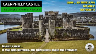 Caerphilly Castle  The Largest in Wales 2nd in Britain [upl. by Yelsew]