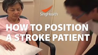 How To Position A Stroke Patient [upl. by Bevus922]