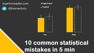 Ten Statistical Mistakes in 5 Min [upl. by Langill]