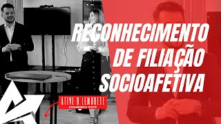 DIREITO DE FAMÍLIA Reconhecimento de filiação socioafetiva [upl. by Aioj103]