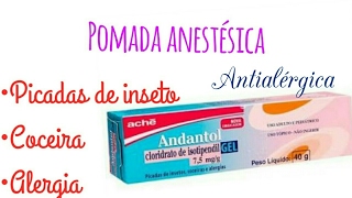 Resenha PomadaAndantol Gel [upl. by Llertac]