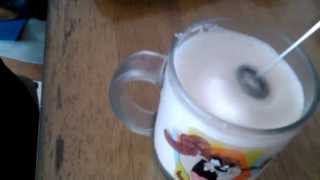 Aerolatte Review Frothing Cold Milk In Under 1 Minute [upl. by Ainwat]