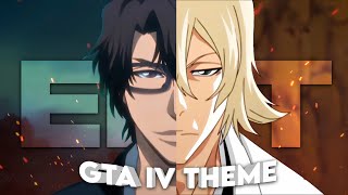 Aizen x Urahara  GTA IV Theme Edit [upl. by Aicitan]